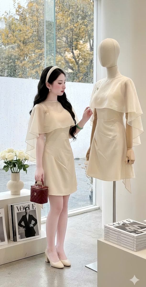 Full body model editorial hero look